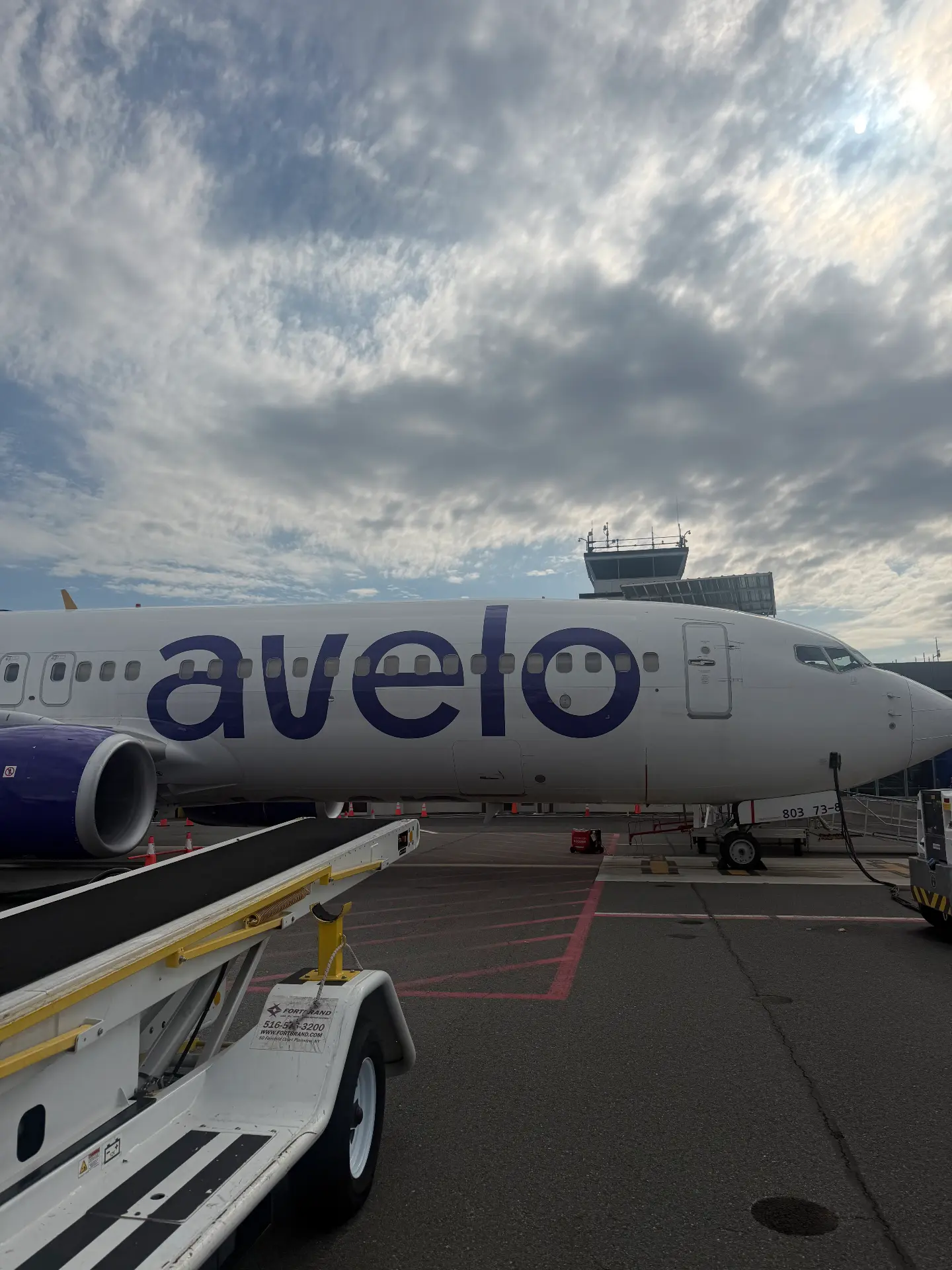 Passenger jet on the ramp during a Hope Detailing aviation job